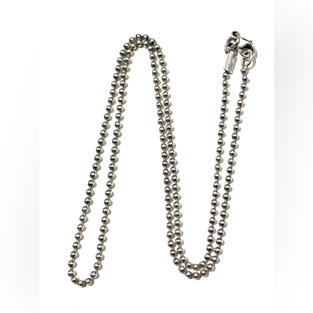 Folli Follie Sterling Silver 925 Ball Chain Nacklace 16”